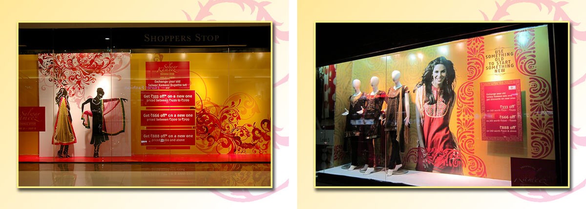 Women’s Indian Ethnic wear at Shoppers Stop | Project by Nvisage | Visual Merchandising